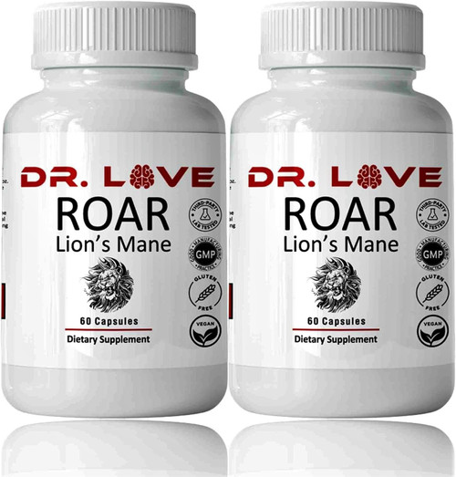 POSURI DR Loves Roar Lions Mane Supplement, 60 Capsules (2) POSURI DR Loves Roar Lions Mane Supplement, 60 Capsules (2)