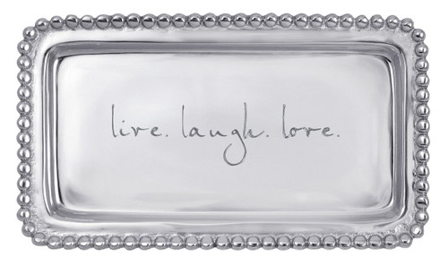 Mariposa "live. laugh. love" Tray