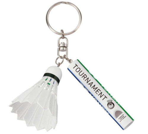 Yonex ACG1016A 011 Key Chain (Shuttle Type), White, White (011)