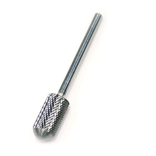 Young Nails 3/32" Left Handed Safety Bit for Nail Drill - Fine Grit Carbide Professional Nail Drill Bits - Low Noise, Heat-Resistant, Perfect for Acrylic Nails, Gel Applications & Polish Removal