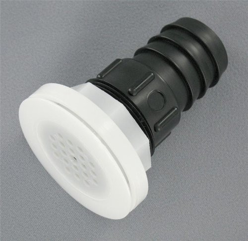 Replacement Boat Parts Straight Drain w/Screen, 1-1/2" Hose Barb