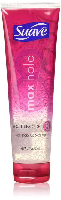 SUAVE GEL MAXIMUM HOLD 9 OZ, Pack of 3