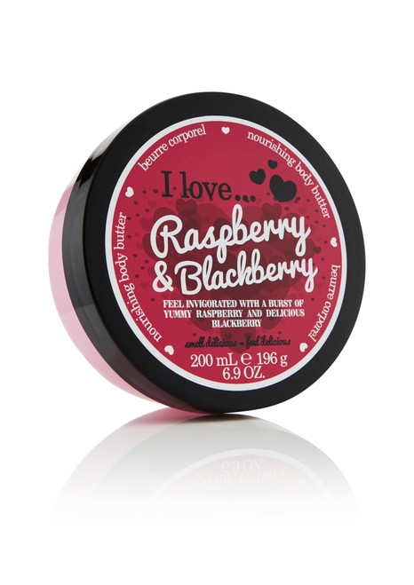 Nourishing Body Butter - Raspberry and Blackberry by I Love Cosmetics for Women - 6.9 oz Body Butter