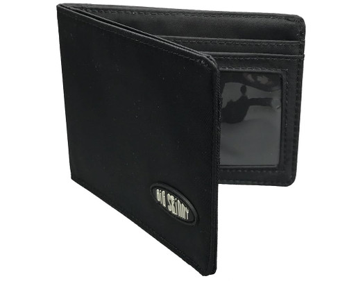 Big Skinny Men's Bifold Slim Wallet, Holds Up to 25 Cards, Black