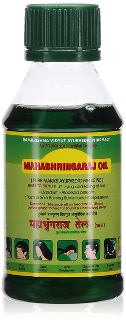 MahaBhringaraj Ayurvedic Hair Oil By RamaKrishna Vidut Ayurveda 100ML
