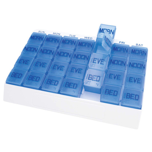 Apex 7 Day 4-Times-Per-Day Medi Tray Pill Organizer (Large)