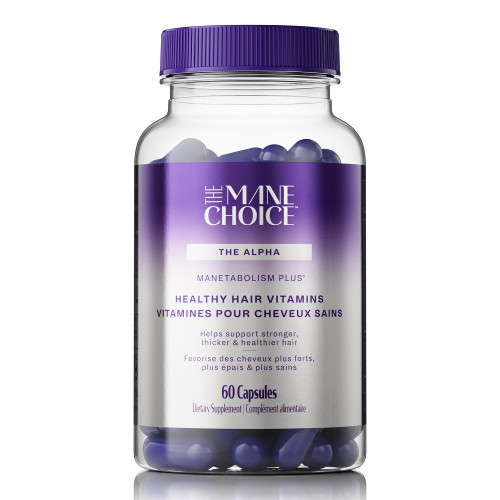 The Mane Choice MANETABOLISM Plus Healthy Hair Growth Vitamins - Supplements for Longer, Thicker, Healthier Hair - Hair Skin & Nails Vitamins for Women & Men (60 Capsules) Packaging May Vary
