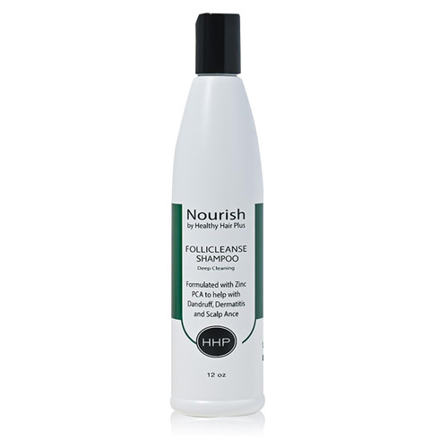 Follicleanse Shampoo 12 oz Zinc PCA Formula that Reduces Oily, Itchy Hair & Scalp