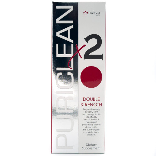Puriclean X2 Detox Cleanse - Double Strength Cleanser - Formulated with Proprietary Blends for The Strongest Cleanser - Remove Toxins - 4 Capsules - Includes empty 16oz bottle - 1 Pack