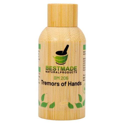 Bestmade Tremors of Hands Natural Support BM206 - Use for Tremor Support, Hand Tremors from Aging, Tiredness, Stress, Muscle Rigidity & Slowed Movement, Easy to Use, Drink with Water, 30mL Drops