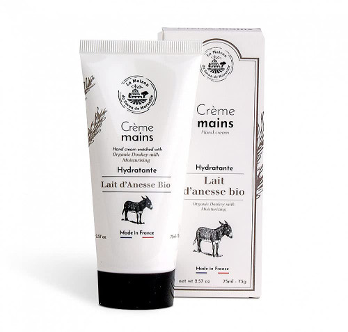 Hand Cream with Organic Donkey Milk 75ml - La Maison du Savon de Marseille