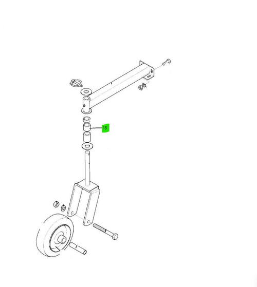 Bush Hog Finish Mower Complete Set Wheel Height Spacer 84612 & 84613
