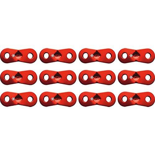 Snow Peak Aluminum Rope Tensioner Red - Compact, Easy Assembly - Camping & Hiking