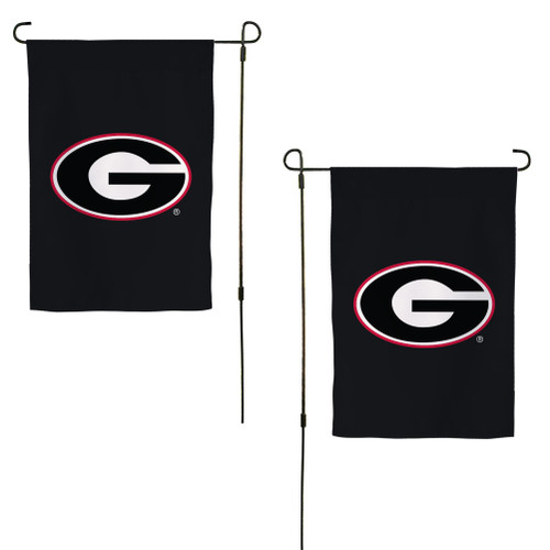 Desert Cactus University of Georgia UG Garden Flag – 19 x 12 inch Georgia Bulldogs Banner, For Outdoor Display and Events (Design B)