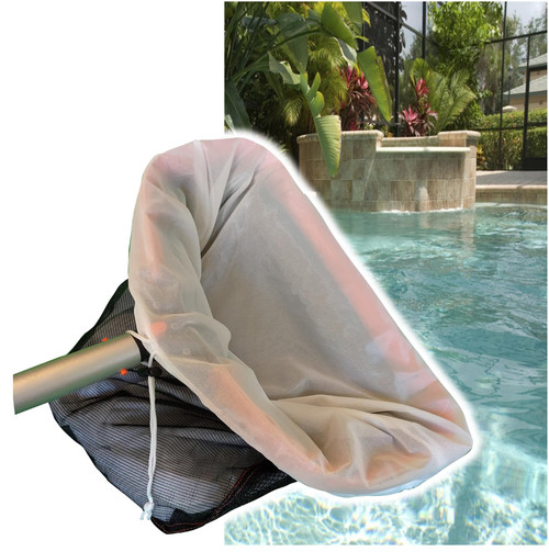 Fine Mesh Pool Net Insert | Collects Sand, Pollen, Tree Dust, Tiny Bugs, Pet Hair, Etc | Swimming Skimmer Insert | Transforms Any Deep Net into Fine Mesh | Pool Accessories