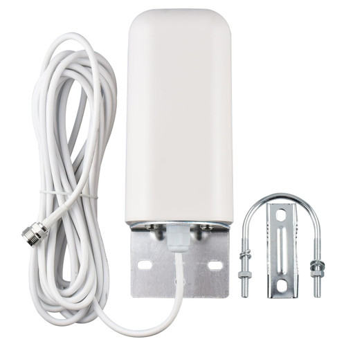 YOTENKO High Gain 10 dBi Wideband Omni Directional Outdoor Antenna 4G / LTE / 5G with N Female Connector, Pole/Wall Mount Antenna for Verizon, AT&T, T-Mobile