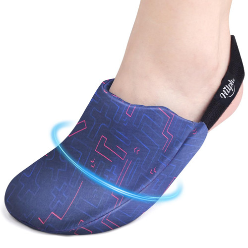 Hilph Foot & Toes Ice Pack Wrap for Broken Toes & Surgery Recovery, Wearable Forefoot Gel Ice Pack Cold Therapy Ice Sock with Strap for Hammer Toe, Injuries, Gout, Single Blue