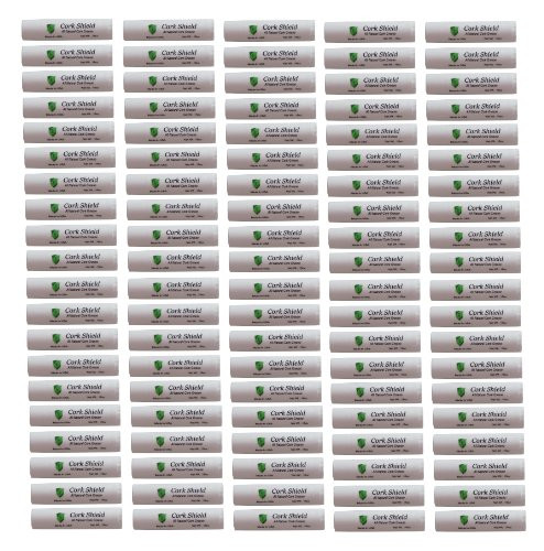 Cork Shield Premium Cork Grease, 100 Pack (.15oz Tubes), Made in USA