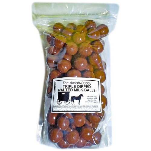 Premium Chocolate Candy (Triple Dipped Malted Milk Balls- 1-36 Ounce Bag)
