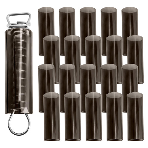 Belleone 20Pcs Pool Cover Spring Sleeves, Replacement Winter Swimming Pool Protective Cover Spring Sleeves, Vinyl Protective Sleeves for In-Ground Pool Cover