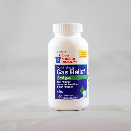 Good Neighbor Pharmacy GNP Gas Relief, 100 Chewable Tablets* Good Neighbor Pharmacy GNP Gas Relief, 100 Chewable Tablets*