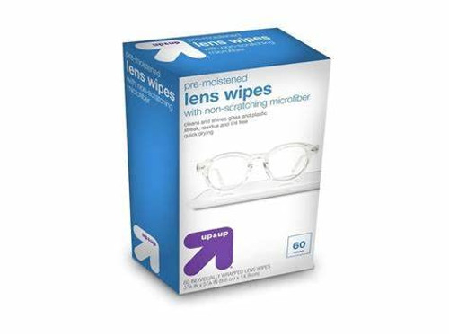Up & Up Microfiber Individually Wrapped & pre-moistened Lens Wipes, 60ct Up & Up Microfiber Individually Wrapped & pre-moistened Lens Wipes, 60ct