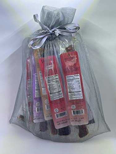 Shaffer Venison Farms Meat Snack Gift Bag- 1 Snack Stick in each of our 12 Flavors