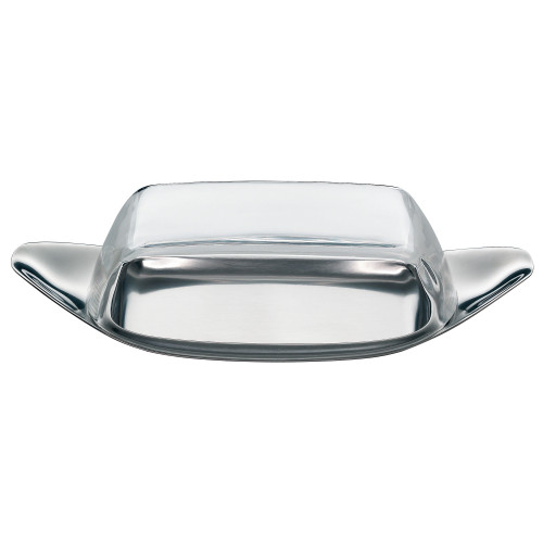 WMF 22 x 11 cm Wagenfeld Butter Dish, Silver