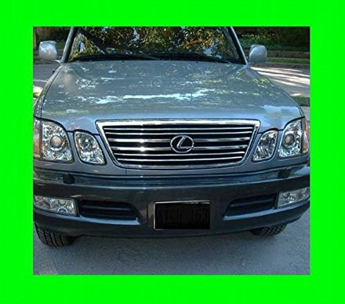 312 Motoring fits 1998-2007 LEXUS LX470 CHROME GRILL GRILLE KIT 1999 2000 2001 2002 2003 2004 2005 2006 98 99 00 01 02 03 04 05 06 07 LX 470
