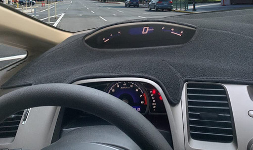 Fcovergurus Dash Cover Mat Custom Fit for 2006-2011 Honda Civic, Dashboard Cover Pad Carpet Protector F111