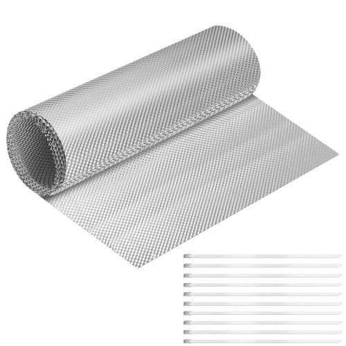 Ummickl 12'' x 20'' Embossed Aluminum Heat Shield High Temperature Thermal Barrier Exhaust Electrical For Cars/Turbo Manifold