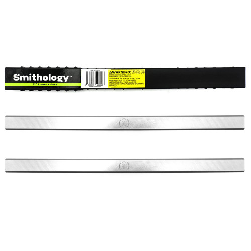 Smithology 12-Inch Planer Blades - Replacement Knives for Delta Planer 22-540, TP300, Replaces 22-547 - Set of 2 (SMTPBS01-2) for Smooth Wood Surface