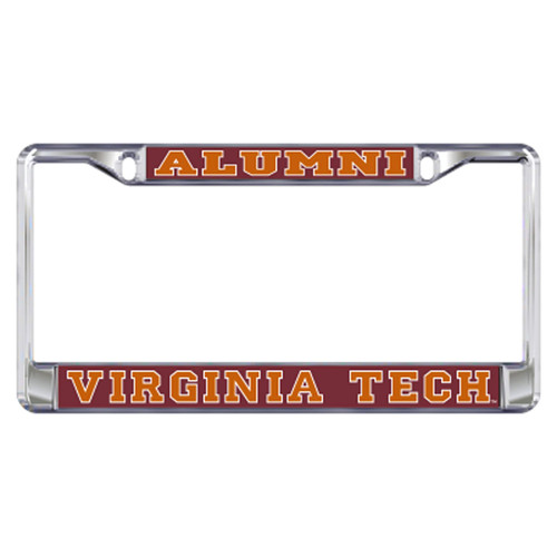 Virginia Tech Plate_Frame (DOMED VT ALUMNI PLATE FRAME (34155))