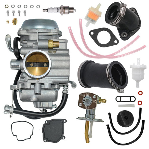 Cylinman 0470-352 Carburetor Fit for Arctic Cat 250 1999-2001 Arctic Cat 300 1998-2000 2X4 4X4 With Airbox Intake Manifold Boot 0470-347 3402-533