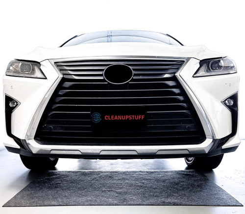 CleanUp Stuff Garage Floor Mat - THICK Super Absorbent Garage Mat + Premium Rubber Mat Backing for Any Spill & Oil Pan - Better Than Oil Drain Pan - (36 x 60 in)(Made in USA)