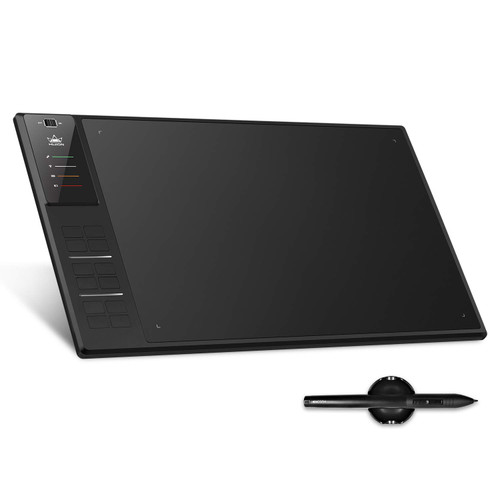 HUION WH1409 Wireless Graphic Drawing Tablet 8192 Pen Pressure Pen Tablet with 12 Press Keys