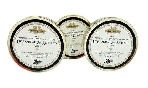 Simpkins Liquorice & Aniseed Drops x 3