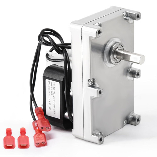 Adviace 3-20-60906 Auger Feed Motor for Harman Pellet Stove P61A, P68, Accentra, P43, P61, P38, P35i,PC45, PF100 Pellet Stove Insert, 4RPM Auger Motor for Harman Pellet Stove Parts