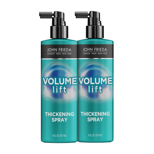 John Frieda Volume Lift Thickening Spray, Volumizing Root Thicking Spray Fine or Flat Hair, Adds Volume and Texture at the Roots, Safe for Color-Treated Hair, 6 Oz, Pack of 2 John Frieda Volume Lift Thickening Spray, Volumizing Root Thicking Spray Fine or Flat Hair, Adds Volume and Texture at the Roots, Safe for Color-Treated Hair, 6 Oz, Pack of 2