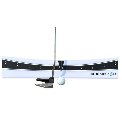 Putting Plane Rail – Portable Golf Putting Stroke Trainer for Indoor & Outdoor Use – Golf Training Aid for Putting - Improve Accuracy, Distance Control & Consistency