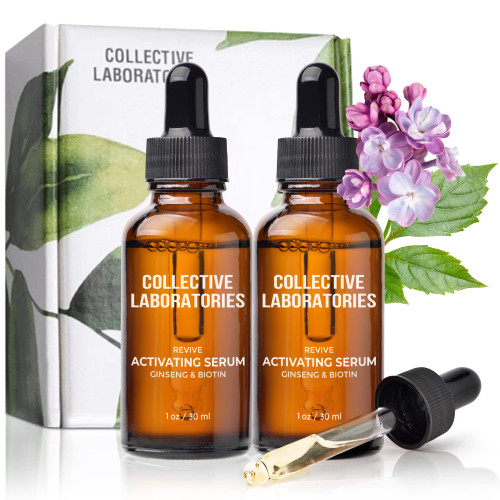 Collective Laboratories Activating Serum, Hair Growth Oil for Thinning Hair and Hair Loss, Treats the Scalp with Amino Acids, Minerals & Powerful Botanicals that Generate Hair Growth Collective Laboratories Activating Serum, Hair Growth Oil for Thinning Hair and Hair Loss, Treats the Scalp with Amino Acids, Minerals & Powerful Botanicals that Generate Hair Growth