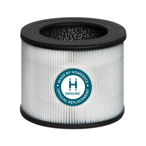 Homedics TotalClean 360-Degree HEPA-Type Air Purifier Filter Replacement, Works with Homedics AP-T10-BK and AP-T10-WT Air Purifiers, Captures Microscopic Airborne Particles