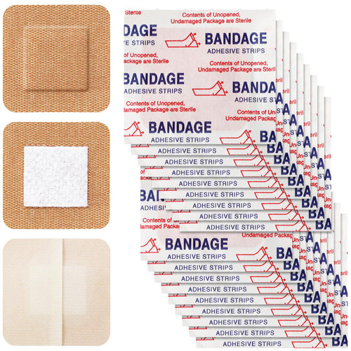 Marsui 200 Pcs Adhesive Spots Bandages Square Tan Adhesive Bandages Flexible Non Latex Knuckle Fingertip for Small Incisions Wound Care Discreet First Aid and Hides Skin Spots(1.5") Marsui 200 Pcs Adhesive Spots Bandages Square Tan Adhesive Bandages Flexible Non Latex Knuckle Fingertip for Small Incisions Wound Care Discreet First Aid and Hides Skin Spots(1.5")