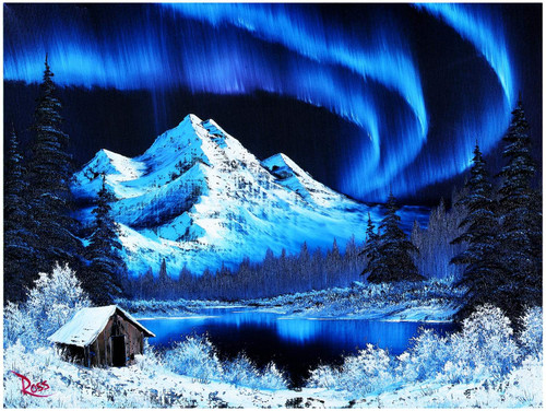 Bob Ross Northern Lights Puzzle for Adults and Kids | Aurora Borealis 1000 Piece Jigsaw Puzzle Toy | Interactive Brain Teaser for Family Game Night | 28 x 20 Inches