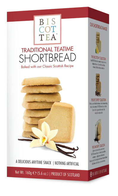 BISCOTTEA Traditional Shortbread Cookies (8 Cookies)