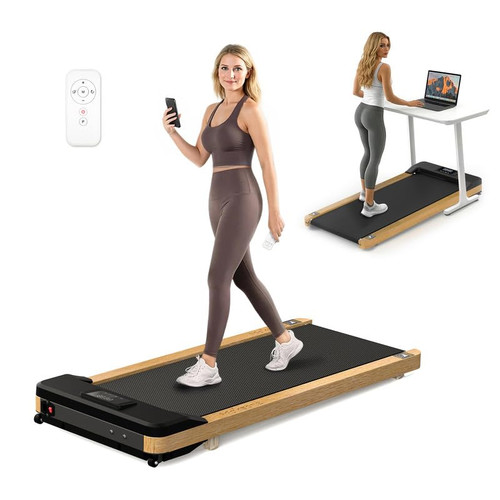 Maksone Under Desk Treadmill, Expert of Wooden Walking Pad, Walking Jogging Machine with Remote Control, Installation-Free Maksone Under Desk Treadmill, Expert of Wooden Walking Pad, Walking Jogging Machine with Remote Control, Installation-Free