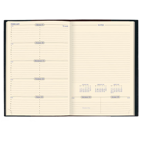 Exacompta 2026 Refill For "Space 24" Calendar Year Weekly/Monthly Planner Organizer - 12 Months (Jan. to Dec.) - 6 1/4 "x 9 3/8" - Appointment Organizer and Business Journal