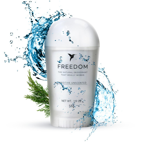 Freedom Deodorant | 100% Natural Deodorant for Women for Sensitive Skin, Made Aluminum Free with Baking Soda and Essential Oils, Refreshing and Radiant - (Unscented, Original Plastic Stick) Freedom Deodorant | 100% Natural Deodorant for Women for Sensitive Skin, Made Aluminum Free with Baking Soda and Essential Oils, Refreshing and Radiant - (Unscented, Original Plastic Stick)