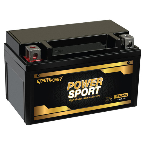 ExpertPower YTX7A-BS 12V 7AH 180 CCA - SLA Power Sport Battery