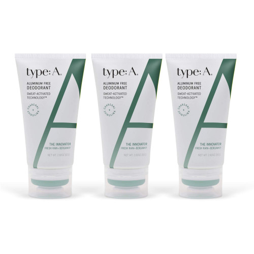 The Innovator Natural Deodorant for Women - Fresh Rain + Bergamot, Aluminum Free with Charcoal and Aloe, Safe for Sensitive Skin - 2.8oz Dry Touch Cream Deodorant (3 Pack) The Innovator Natural Deodorant for Women - Fresh Rain + Bergamot, Aluminum Free with Charcoal and Aloe, Safe for Sensitive Skin - 2.8oz Dry Touch Cream Deodorant (3 Pack)
